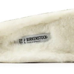 Birkenstock Slippers<Kids Shearling Footbed Zermatt Sandshell/Creme
