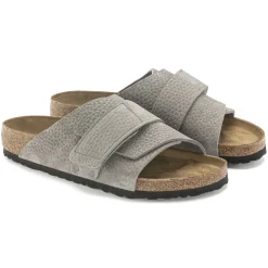 Birkenstock One-Strap Sandals<Kyoto Desert Buck Whale Gray