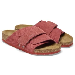 Birkenstock One-Strap Sandals<Kyoto Corduroy Sienna Red