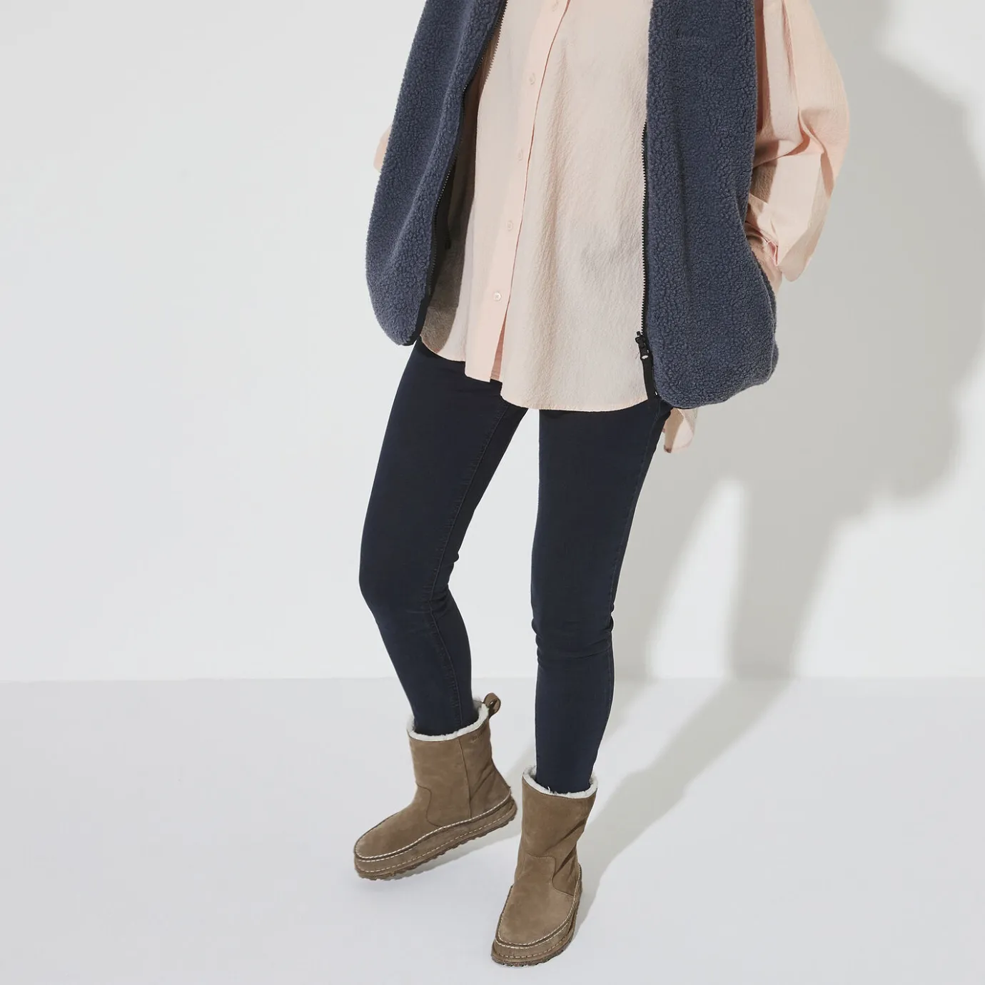 Birkenstock Boots<Lahti Gray Taupe
