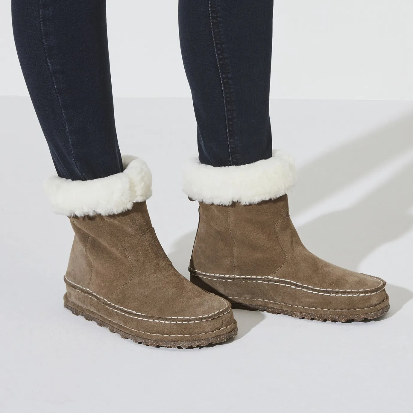 Birkenstock Boots<Lahti Gray Taupe