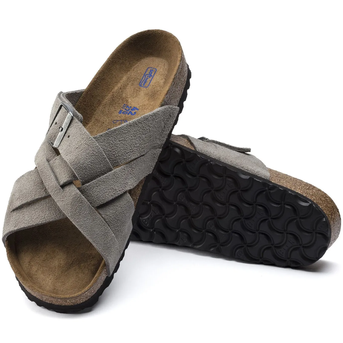 Birkenstock Multi-Strap Sandals<Lugano Soft Footbed Stone Coin
