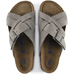 Birkenstock Multi-Strap Sandals<Lugano Soft Footbed Stone Coin
