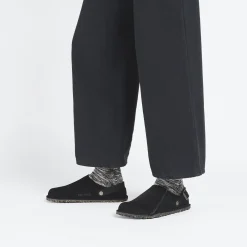 Birkenstock Slippers<Lutry Premium Suede Black