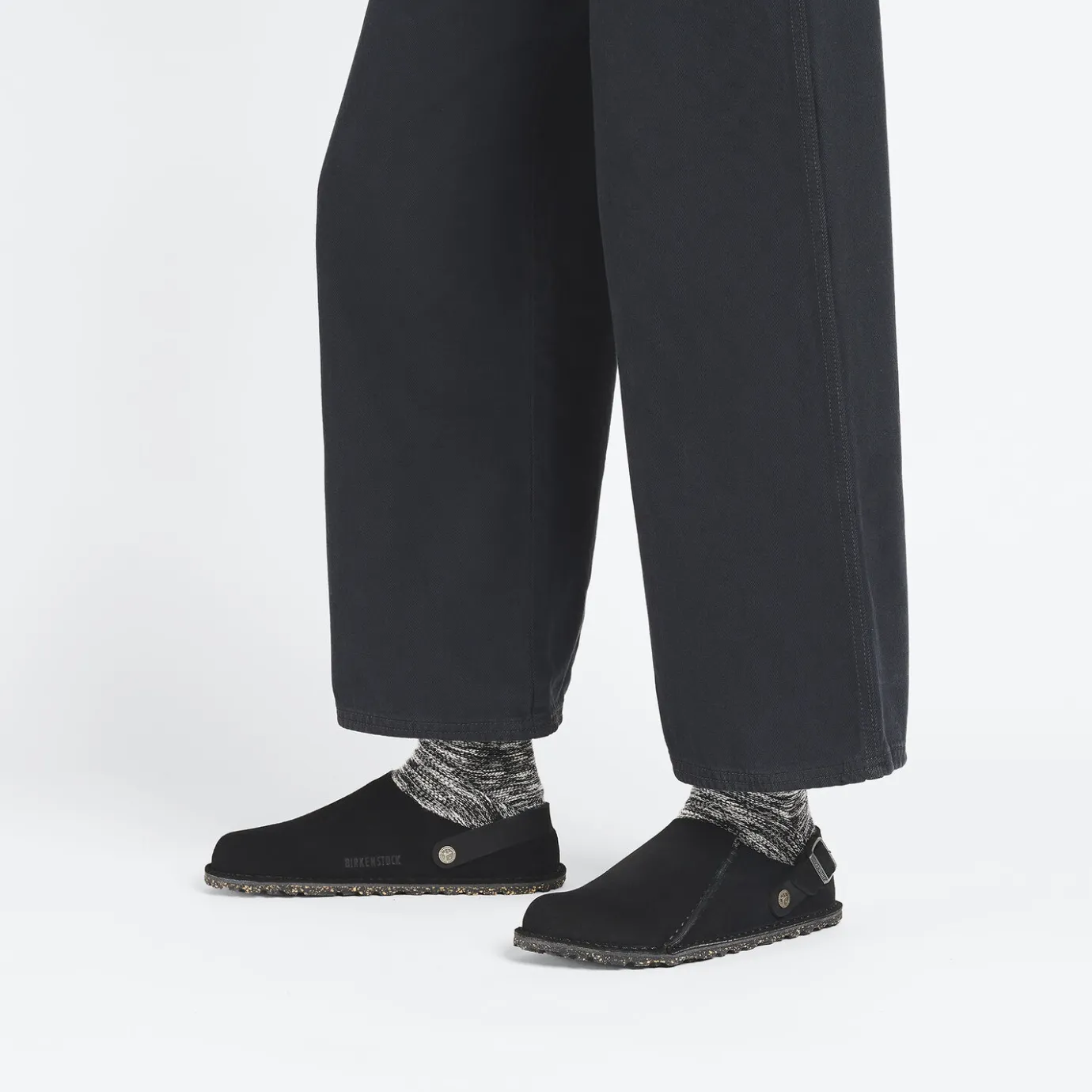Birkenstock Slippers<Lutry Premium Suede Black