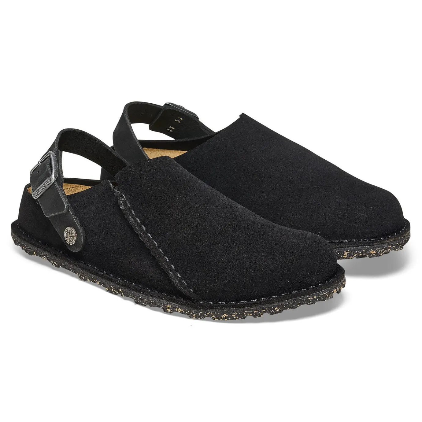 Birkenstock Slippers<Lutry Premium Suede Black