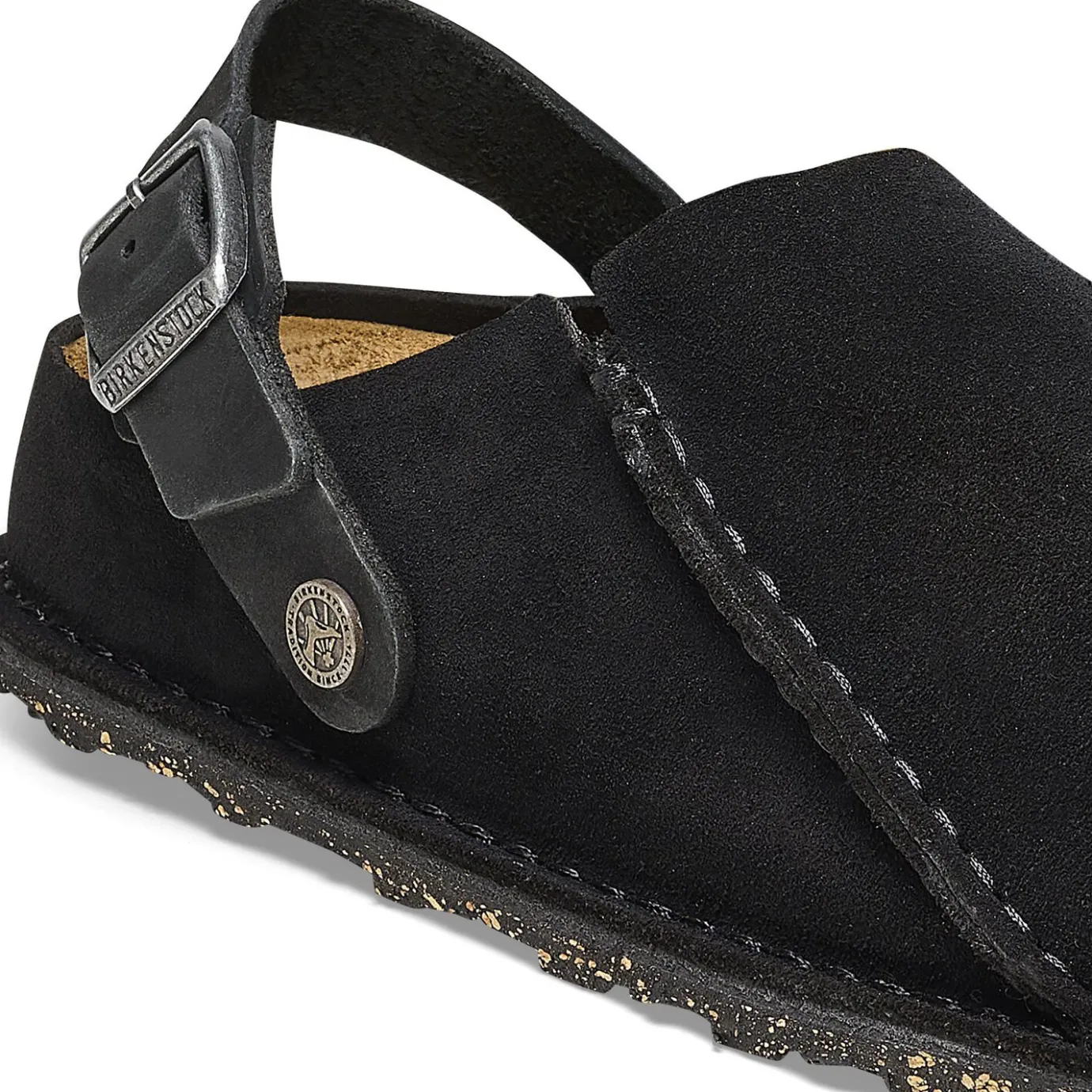 Birkenstock Slippers<Lutry Premium Suede Black