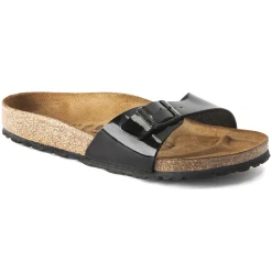 Birkenstock One-Strap Sandals<Madrid Black Patent
