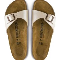 Birkenstock One-Strap Sandals<Madrid Graceful Pearl White