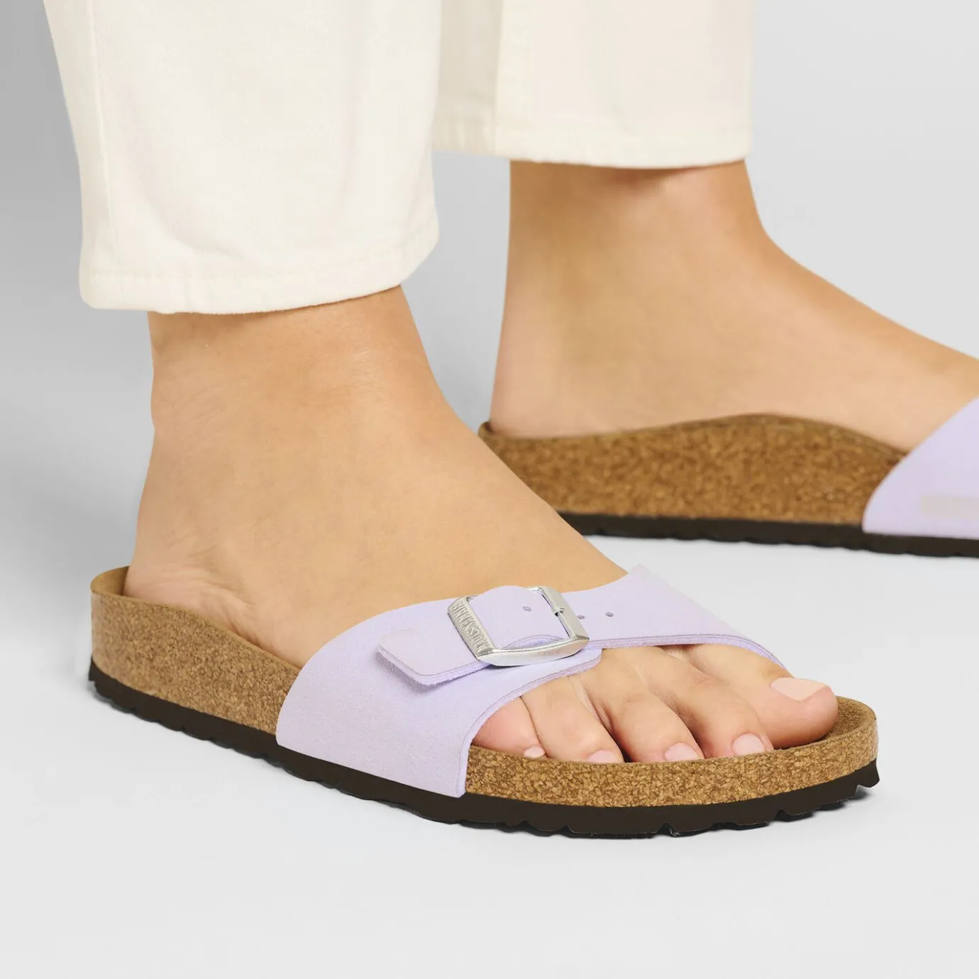 Birkenstock One-Strap Sandals<Madrid Soft Birki Vegan Purple Fog