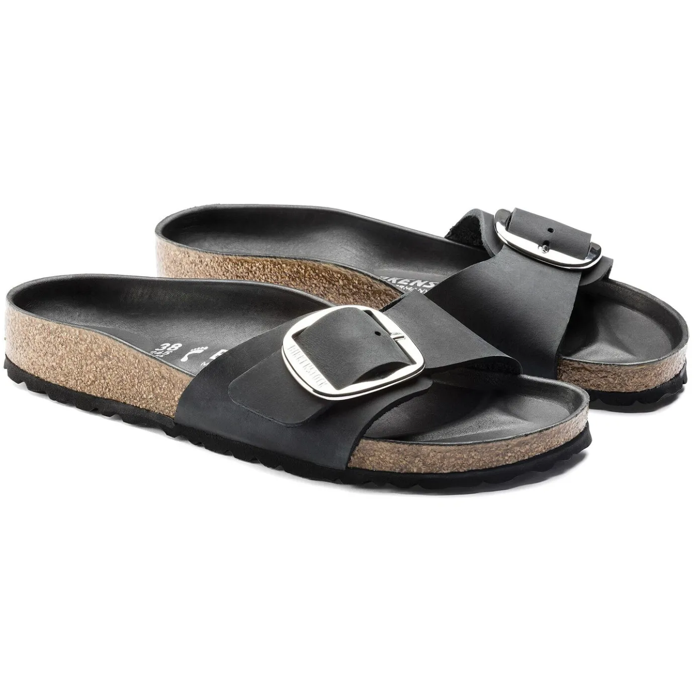 Birkenstock One-Strap Sandals<Madrid Big Buckle Black