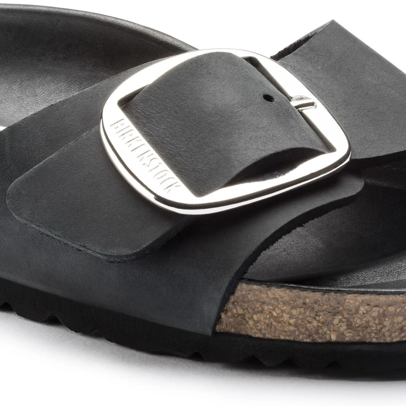 Birkenstock One-Strap Sandals<Madrid Big Buckle Black