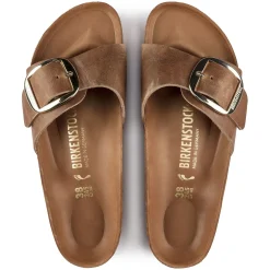 Birkenstock One-Strap Sandals<Madrid Big Buckle Cognac