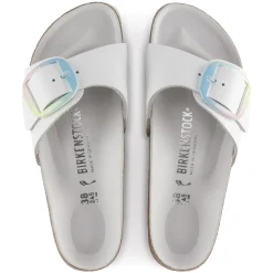 Birkenstock One-Strap Sandals<Madrid Big Buckle White