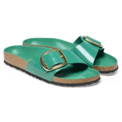Birkenstock One-Strap Sandals<Madrid Big Buckle High-Shine Digital Green