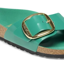 Birkenstock One-Strap Sandals<Madrid Big Buckle High-Shine Digital Green