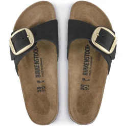 Birkenstock One-Strap Sandals<Madrid Big Buckle Black