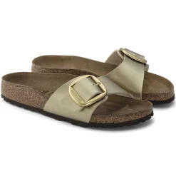 Birkenstock One-Strap Sandals<Madrid Big Buckle Gold