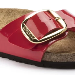 Birkenstock One-Strap Sandals<Madrid Big Buckle Patent Cherry