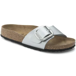 Birkenstock One-Strap Sandals<Madrid Big Buckle Silver