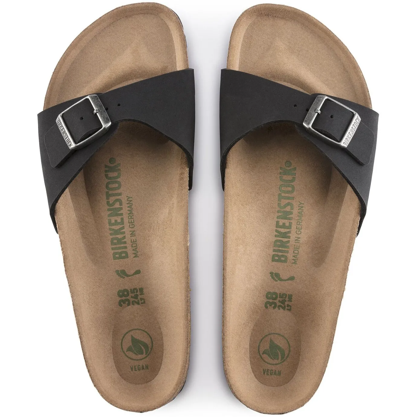 Birkenstock One-Strap Sandals<Madrid Vegan Black