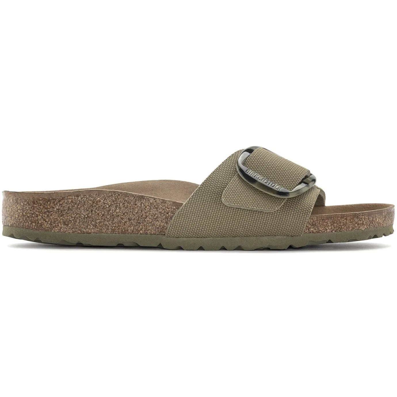 Birkenstock One-Strap Sandals<Madrid Vegan Big Buckle Faded Khaki