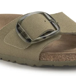 Birkenstock One-Strap Sandals<Madrid Vegan Big Buckle Faded Khaki