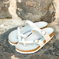 Birkenstock Two-Strap Sandals<Mayari White