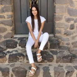 Birkenstock Two-Strap Sandals<Mayari White