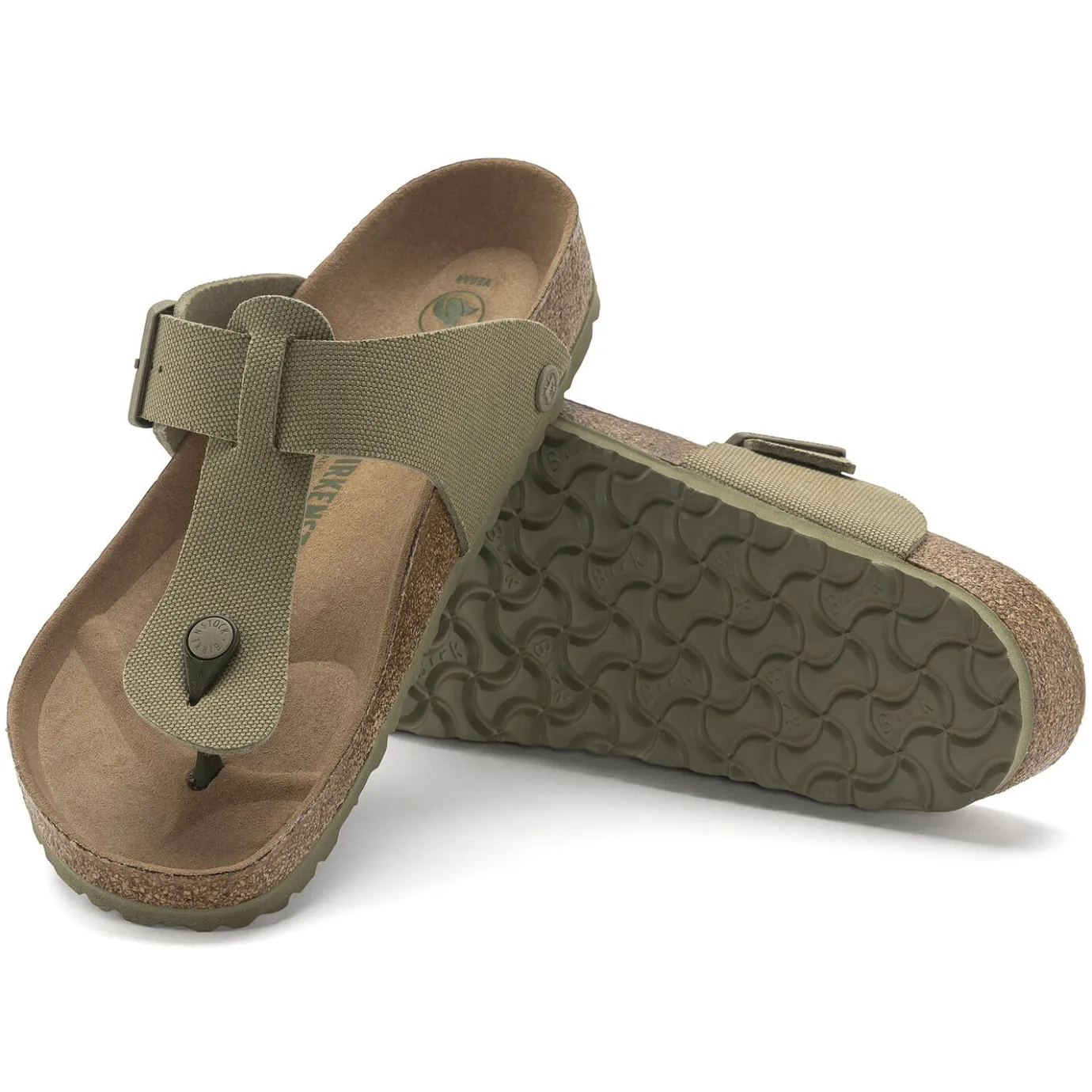 Birkenstock Thong Sandals<Medina Vegan Faded Khaki