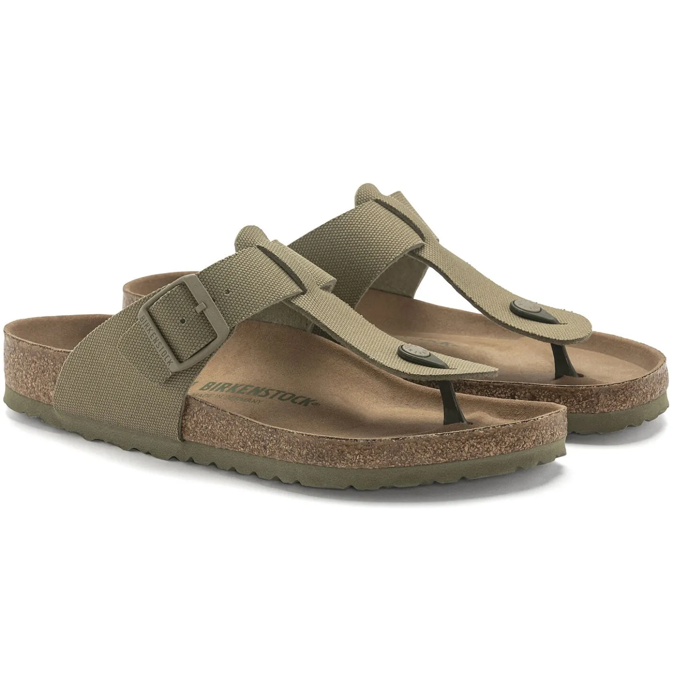 Birkenstock Thong Sandals<Medina Vegan Faded Khaki