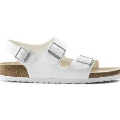 Birkenstock Multi-Strap Sandals<Milano White