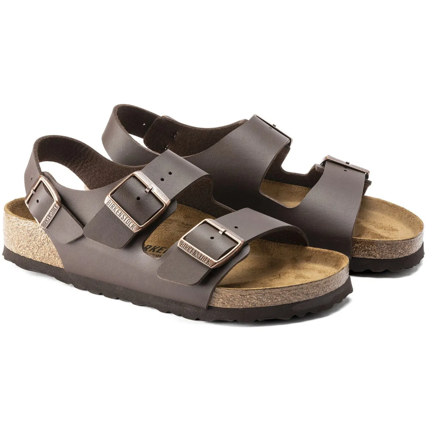 Birkenstock Multi-Strap Sandals<Milano Dark Brown