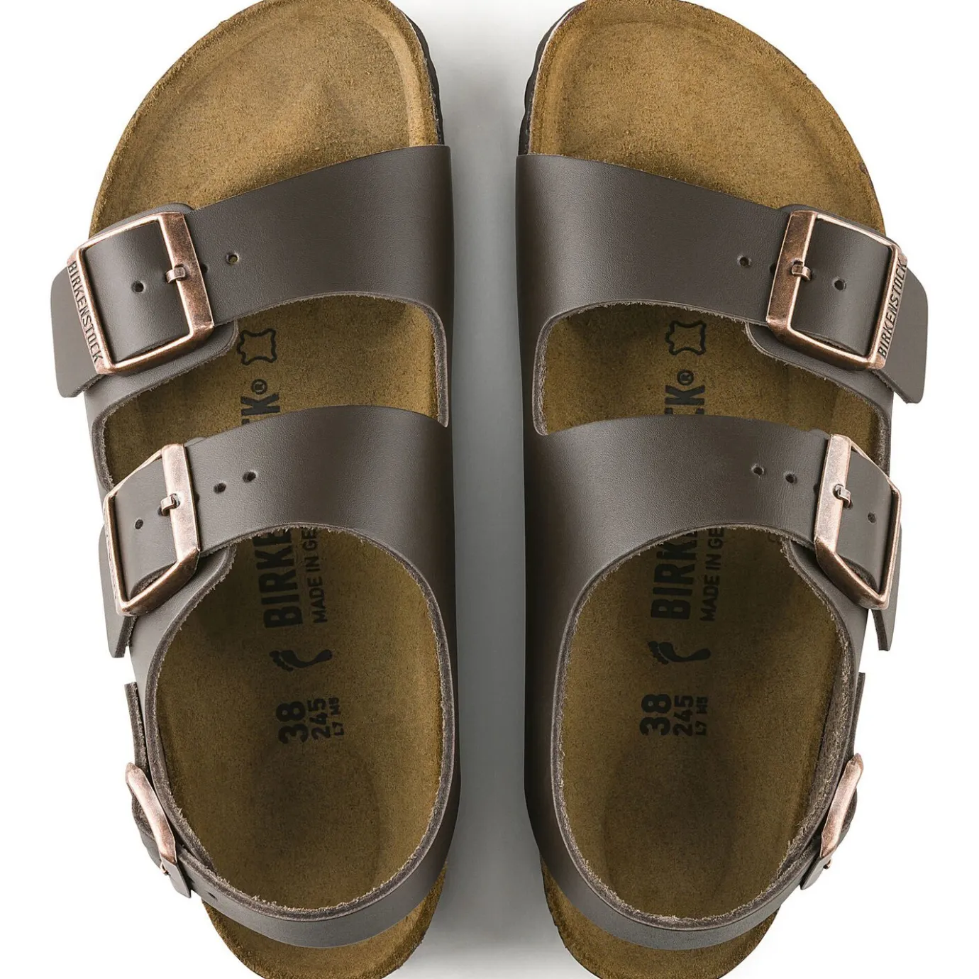 Birkenstock Multi-Strap Sandals<Milano Dark Brown