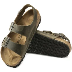 Birkenstock Multi-Strap Sandals<Milano Faded Khaki