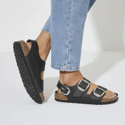 Birkenstock Multi-Strap Sandals<Milano Big Buckle Black