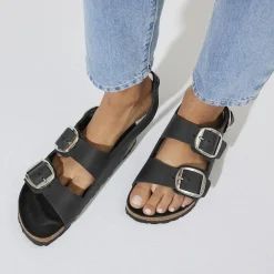 Birkenstock Multi-Strap Sandals<Milano Big Buckle Black