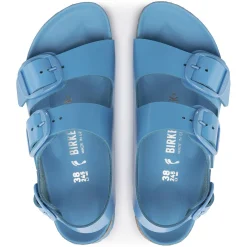 Birkenstock Multi-Strap Sandals<Milano Big Buckle High Shine Sky Blue