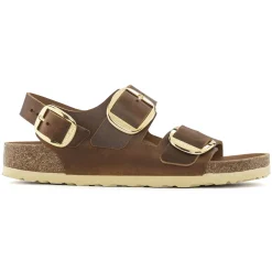 Birkenstock Multi-Strap Sandals<Milano Big Buckle Cognac