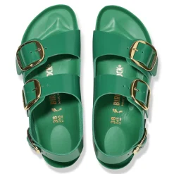 Birkenstock Ankle-Strap Sandals<Milano Big Buckle High-Shine Digital Green