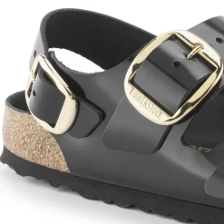 Birkenstock Multi-Strap Sandals<Milano Big Buckle High Shine Black