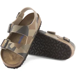 Birkenstock Ankle-Strap Sandals<Milano Bs Desert Soil Geo Camo Core