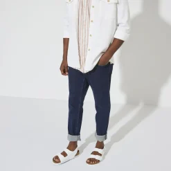 Birkenstock Ankle-Strap Sandals<Milano Bs White