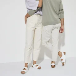 Birkenstock Ankle-Strap Sandals<Milano Bs White