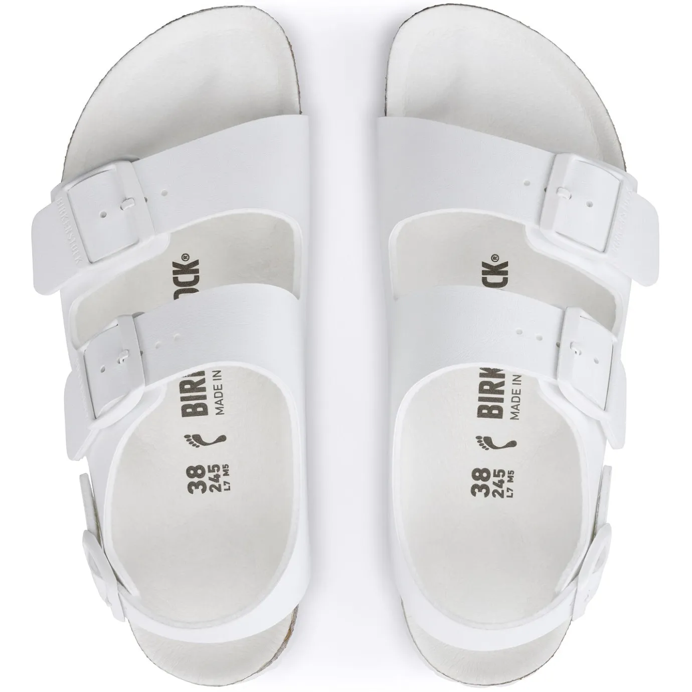 Birkenstock Multi-Strap Sandals<Milano Bs Triples White