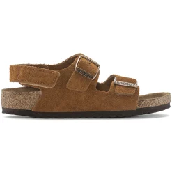 Birkenstock Strap Sandals<Milano Hl Suede Kids Mink