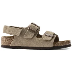 Birkenstock Strap Sandals<Milano Hl Suede Kids Taupe