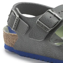 Birkenstock Strap Sandals<Milano Kids Desert Soil Camo Gray