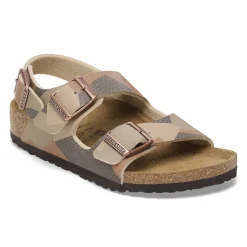 Birkenstock Strap Sandals<Milano Kids Desert Soil Geo Camo Core