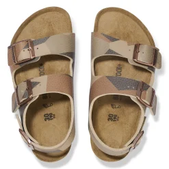 Birkenstock Strap Sandals<Milano Kids Desert Soil Geo Camo Core